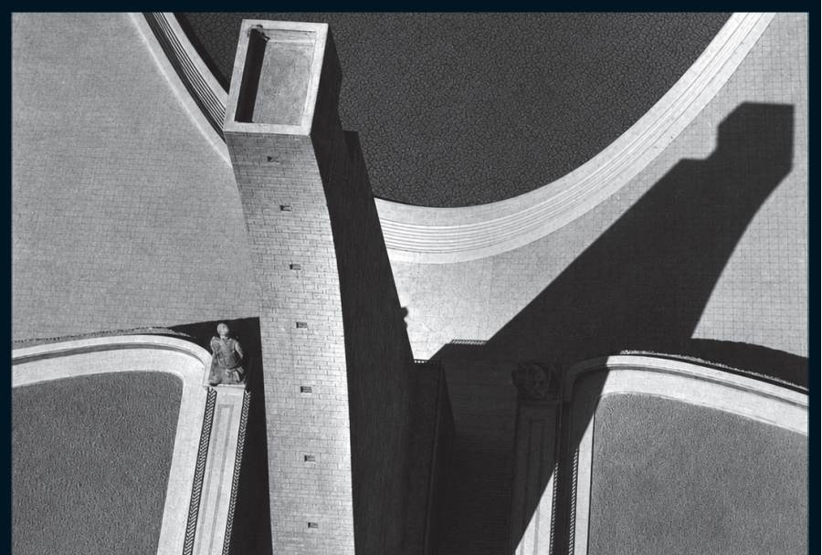 Das Projektmodell von oben (Luigi Brunati und Amerigo Bartoli, 1932).